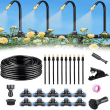 Système d'irrigation goutte à goutte pour jardin avec pulvérisateur en cuivre