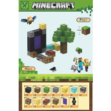 Minecraft Building Blocks Magnetic Cubes 48 pcs