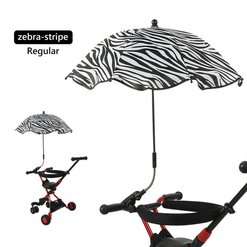 Stroller Sunshade Umbrella with Clip, 360 Adjustable UV