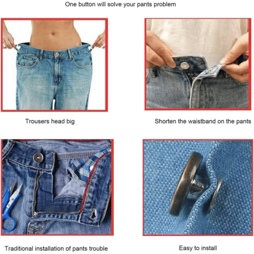 Jeans Buttons Metal 10-Pack 2