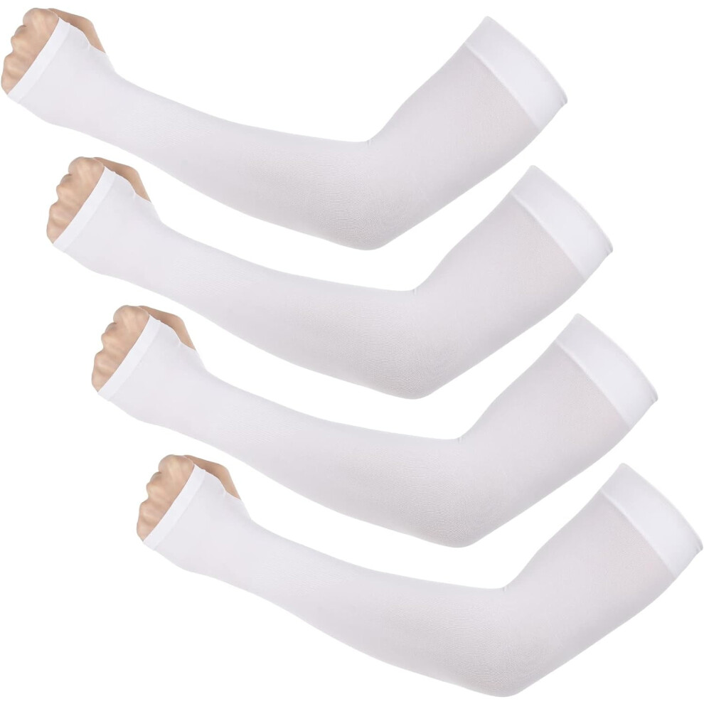 UV Protection Arm Sleeves UPF 50 Compression Cooling 4 Pairs