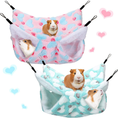 Guinea Pig Hammock for Small Animals 2 Pcs
