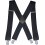 Men's Heavy Duty Elastic X-Back Suspenders 2 Inch 1