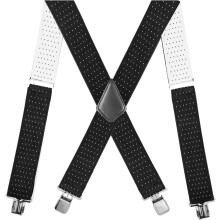 Men's Heavy Duty Elastic X-Back Suspenders 2 Inch