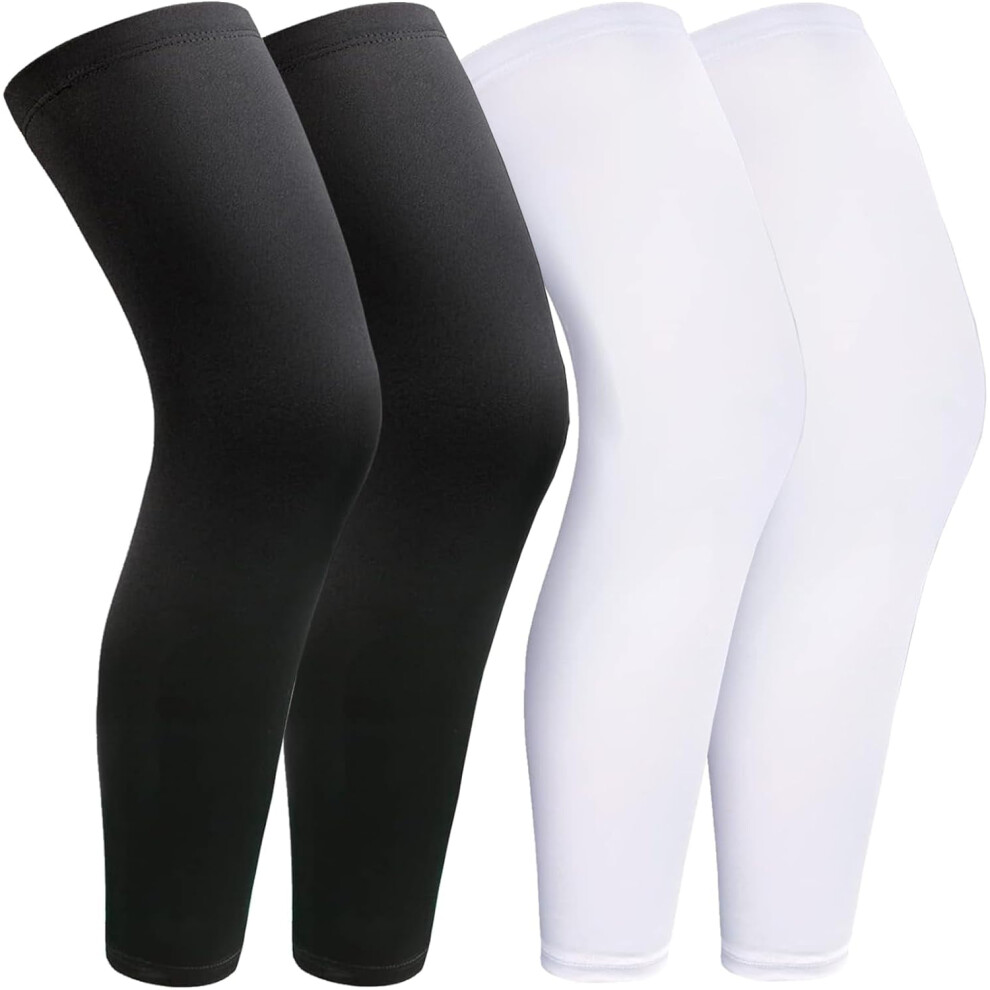 Leg Sleeves Compression Full-Length with Silicone Grip 2