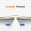 Kit com 2 Protetores de Lente e Tampa da Câmera Transparentes para Google Pixel 8 5