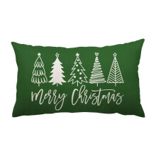 Funda de almohada navideña estilo rústico de 30 x 50 cm (12 x 20 pulgadas)