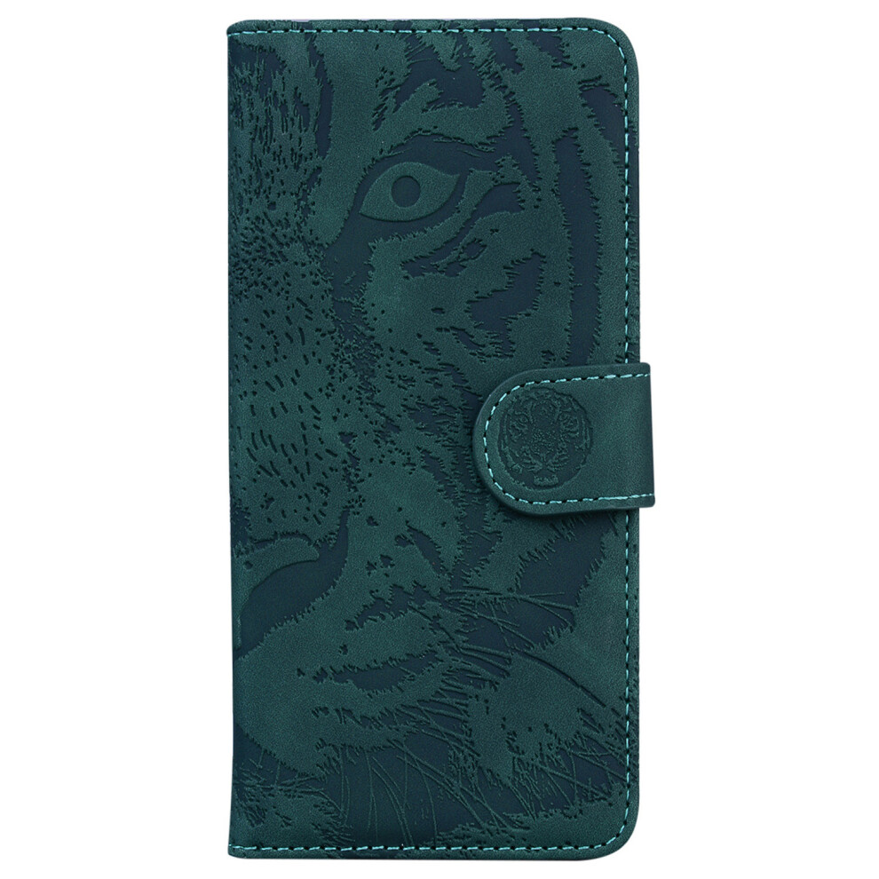 (Green) For Xiaomi Redmi 15 5G (Global) (169Mm) Case Tiger Imprint Leather Wallet Phone Cover Green 6914299106968