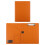 Dosar din piele PU cu clipboard, maro, A4 1
