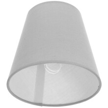 Látkové stínidlo pro světle šedou stolní lampu 31,8 x 13,1 x 8,5 cm