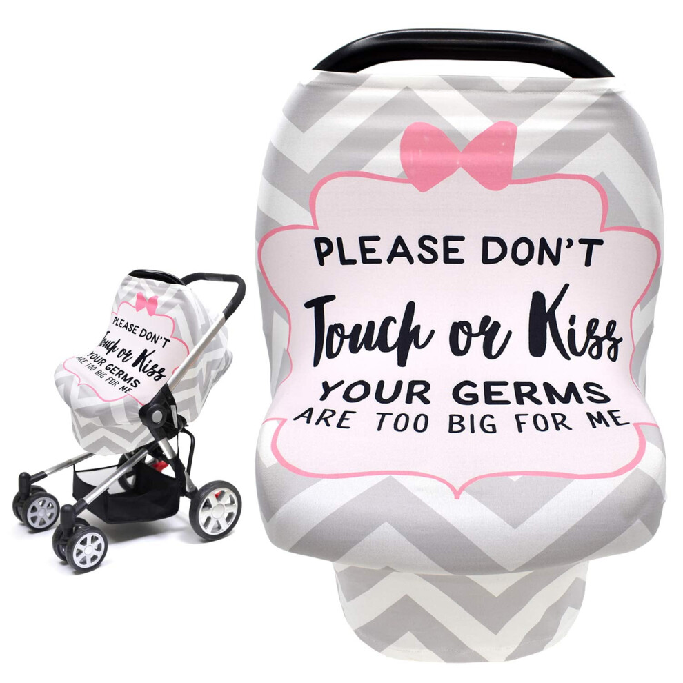 Infant Car Seat Canopy Stretchy Soft Nursing Cover 1 Pack