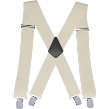 Men's Heavy Duty Elastic X-Back Suspenders 2 Inch
