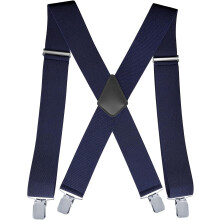Men's Heavy Duty Elastic X-Back Suspenders 2 Inch