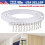 Rail de rideau de plafond flexible de 3 m avec supports 1