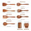 Set da cucina con utensili in legno, 12 pezzi 2