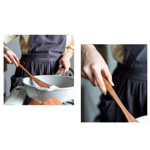 Set da cucina con utensili in legno, 12 pezzi 2