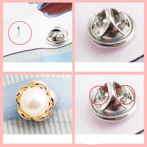 Brooch Pins White Model 2 30-Pack 2