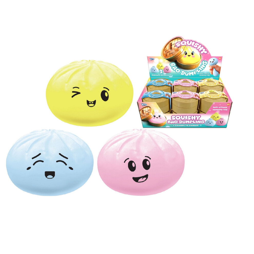 Kandy Toys Z/R Coloured Squishy Bao Bun In Dumpling Case