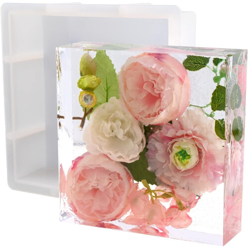 Silikonform med hjerteform til blomster og kunst