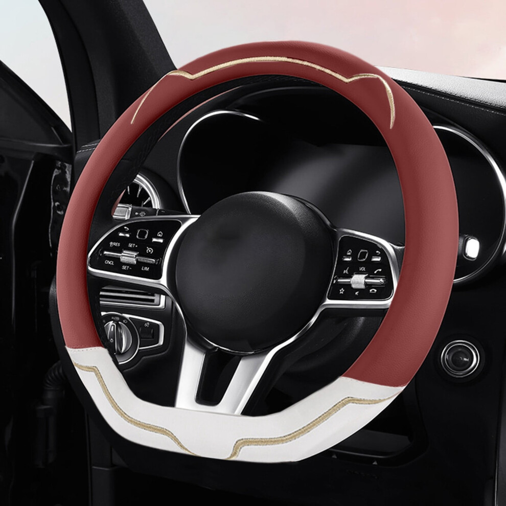 D-Shaped Silicone Steering Wheel Cover Universal 36-40Cm 959110281482