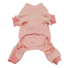 Pijama para cachorro, primavera/verão, macio e elástico, tamanhos pequeno e médio.