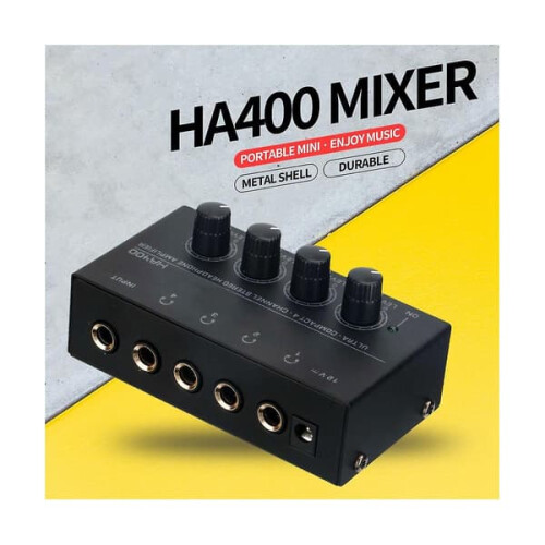 HA400 headphone amplifier 4-channel EU plug 2