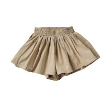 Mädchen Culottes Shorts Beige Unifarbe 6-7 Jahre