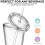 Double-walled plastic coffee mug with lid and straw 500 ml 3