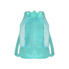 Mesh swim bag drawstring backpack 1 pack