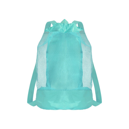 Mesh swim bag drawstring backpack 1 pack