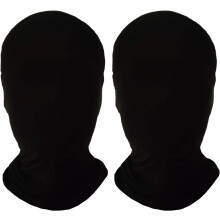 Volledig gezichtsmasker van spandex, unisex, 2 stuks