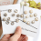 Brooch Buttons White 20 pcs 4