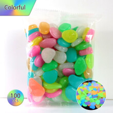 Luminous Pebbles Garden Stones Mix Color 100 pcs