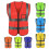 Reflective Safety Vest Light Blue Breathable 1