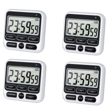 Magnetic Kitchen Timer with LCD Display 4PCS
