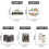 Reading Ribbon Enamel Pins Flower Book Design 5pcs 2