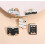 Reading Ribbon Enamel Pins Flower Book Design 5pcs 5