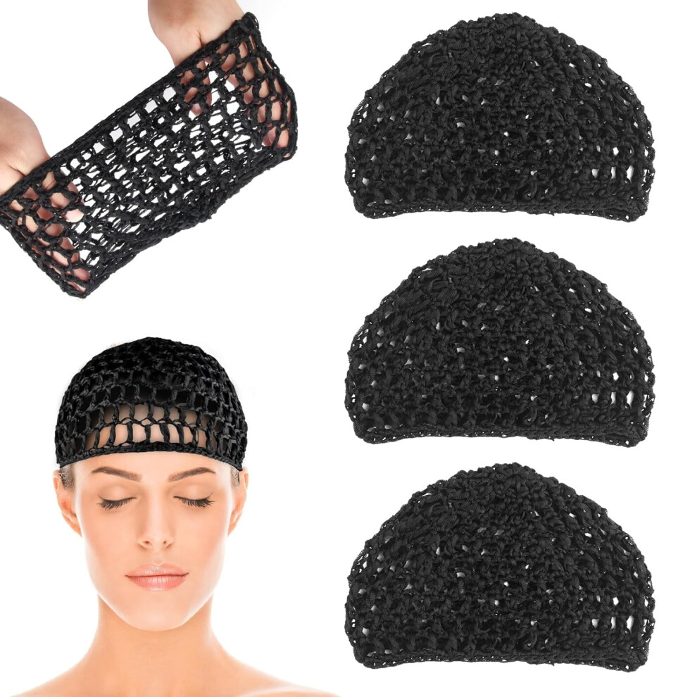 Hair Nets for Sleep â Crochet Wave, Reusable, 3 pcs