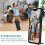 Capa com suporte integrada compatível com iPhone 14 Plus, proteção para a câmera, preta. 5