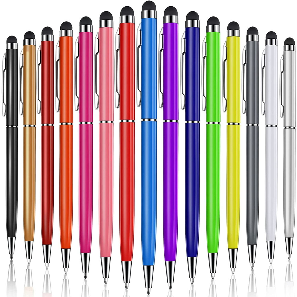 Capacitive Stylus Pen With Ballpoint Metal Body 15-Pack 959110286388