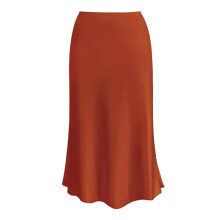 Damen-Satinrock mit hohem Bund und Bauchkontrolle 1