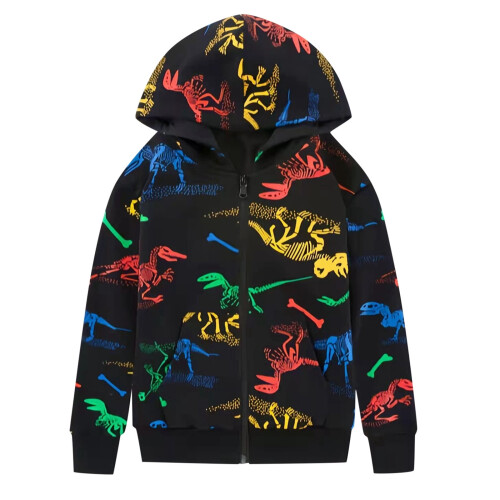 Barn Dinosaurie Hoodie Sweatshirt Tröja