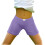 Mädchen-Freizeitshorts, lila, elastischer Bund, 7 Jahre 1