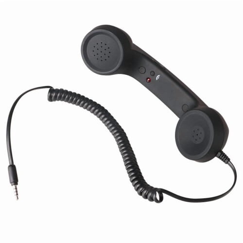 3.5mm Retro Telephone Handset Radiation-Proof Receiver