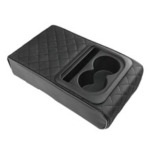 Coussin d'accoudoir de voiture avec porte-gobelet en mousse à mémoire de forme G13124