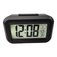 Réveil numérique à piles avec fonction snooze