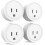 Smart Plug Mini-WLAN-Steckdose (4er-Pack), kompatibel mit Alexa 1