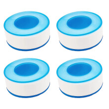 PTFE szalag vízvezeték-menettömítéshez, fehér, 1/2 hüvelykes, 4 tekercsben