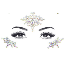 Strass steentjes voor het gezicht, geschikt voor festivals en raves, 100 stuks