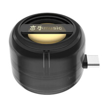Mini hordozható hangszóró USB-C csatlakozóval és 3,5 mm-es AUX-csatlakozóval Androidhoz